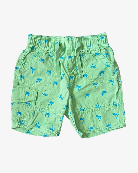 12-18 M Palm print shorts