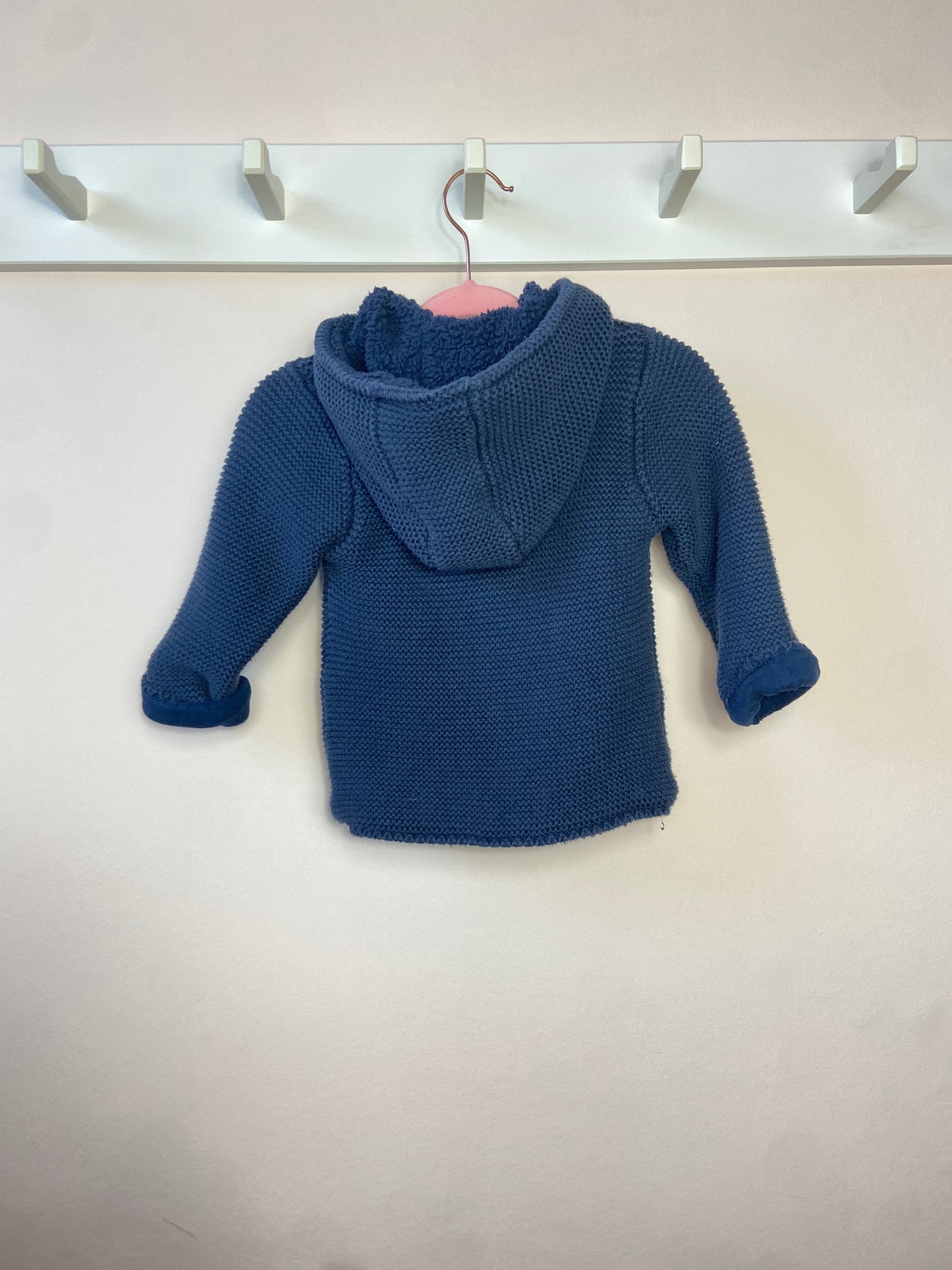 12-18 M Navy knitted jacket