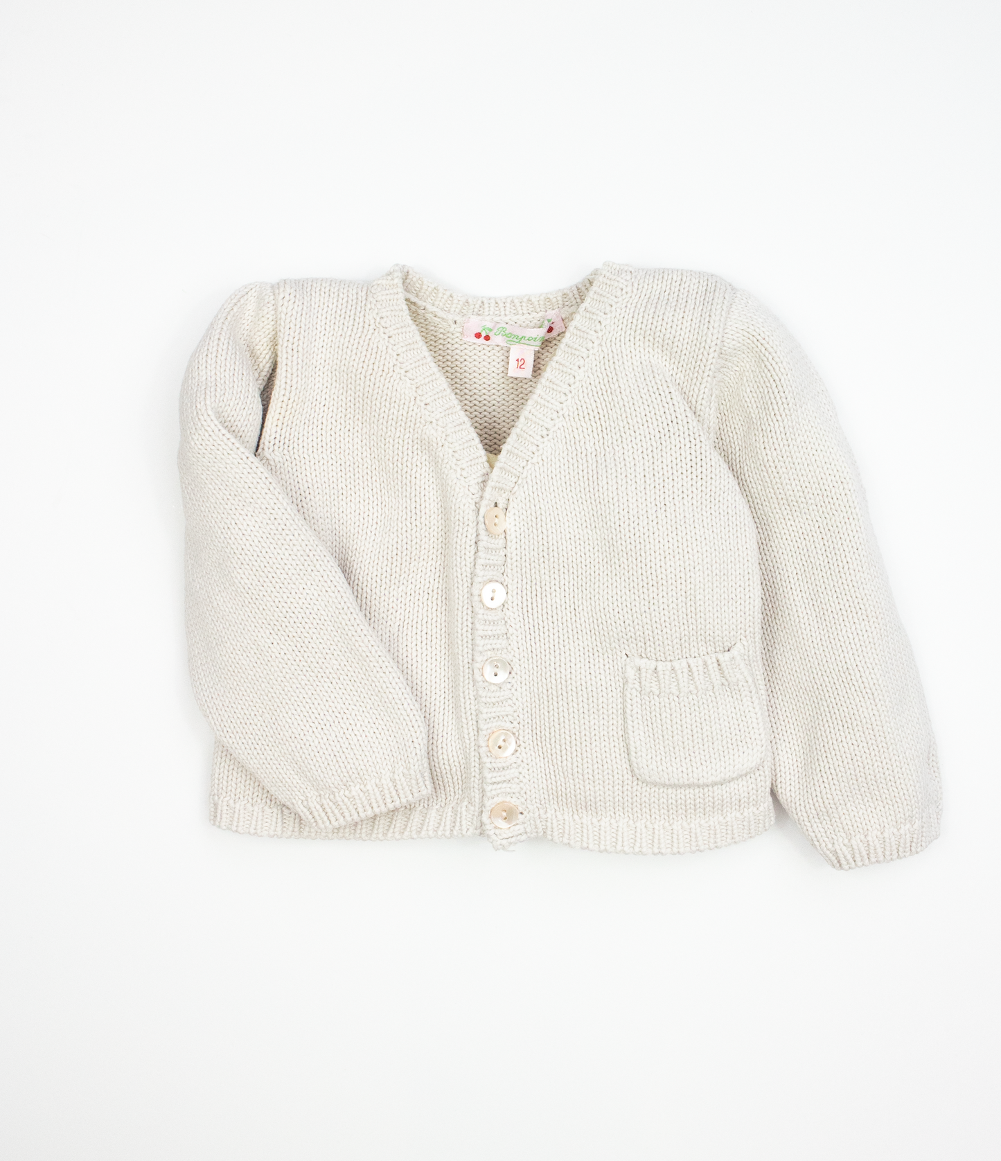 12 M Knitted cardigan