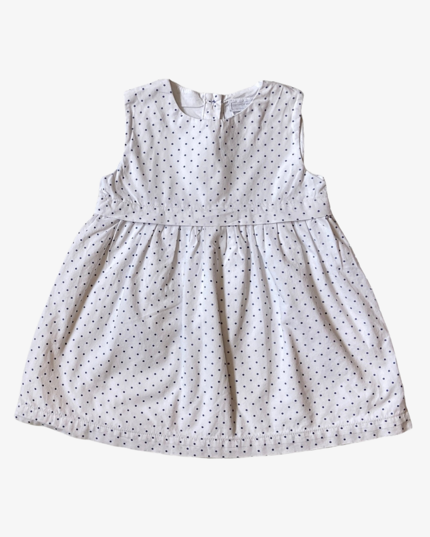 9-12 M White cotton dress