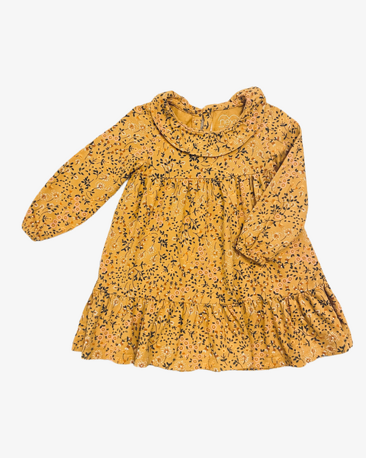 12-18 M Yellow floral dress