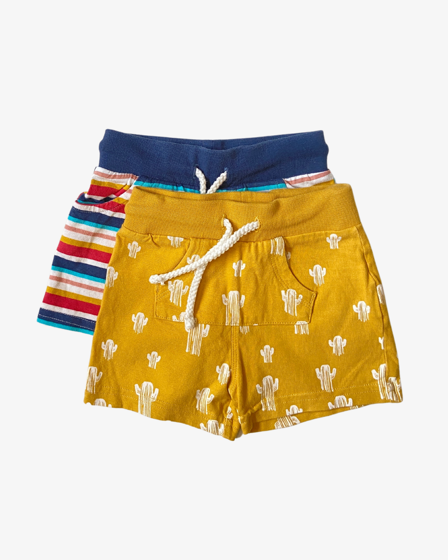 3-6 M Yellow shorts (2 pack)