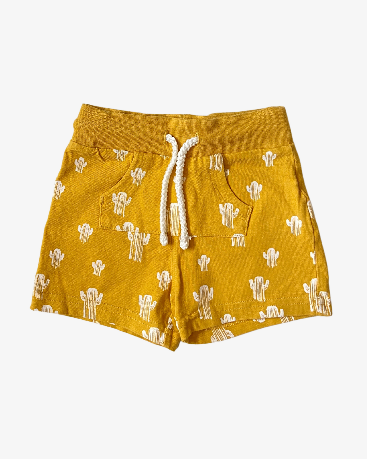 3-6 M Yellow shorts (2 pack)