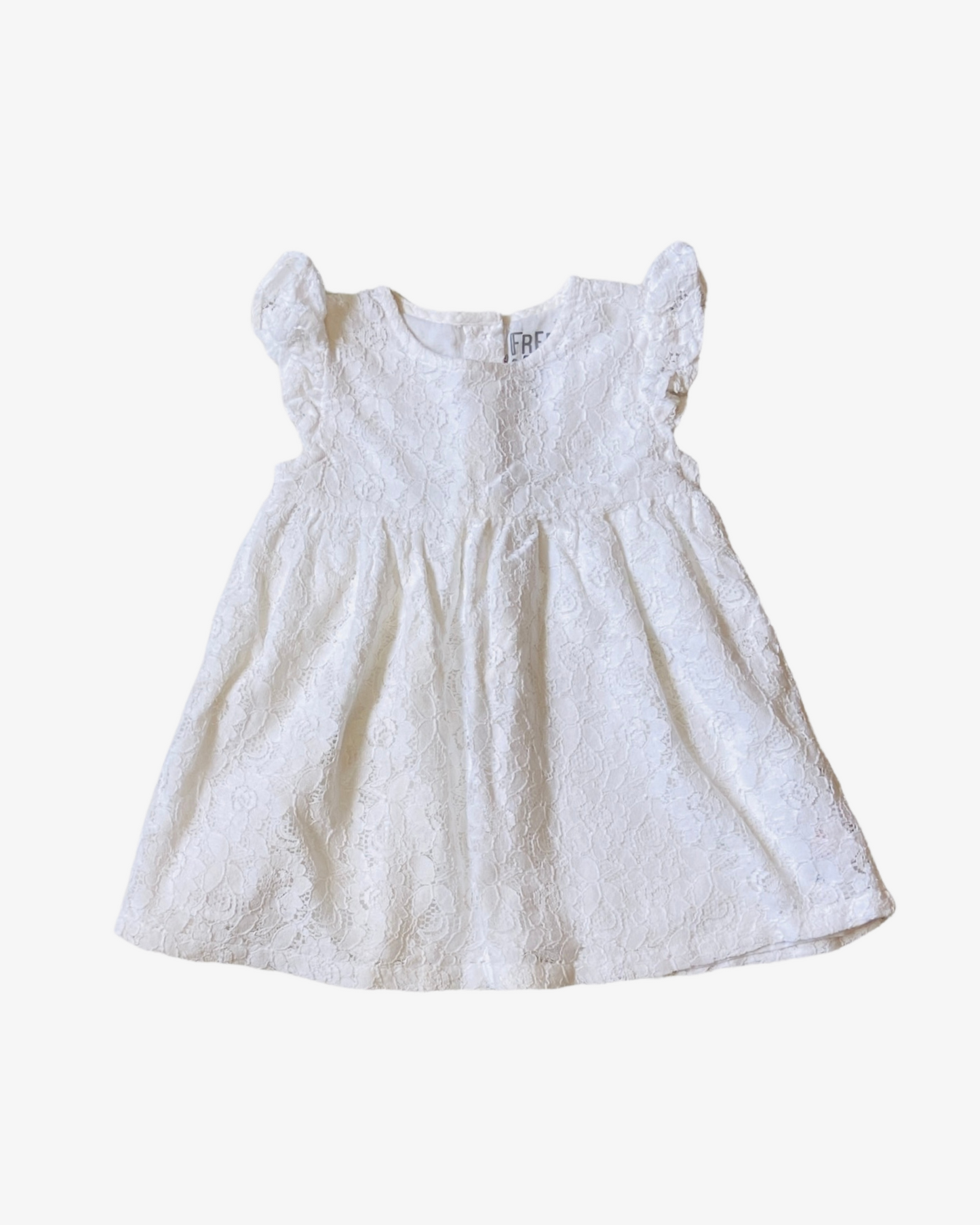 9-12 M White lace dress