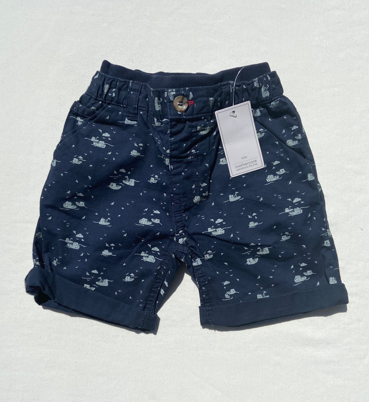 2-3 Y Nautical print shorts