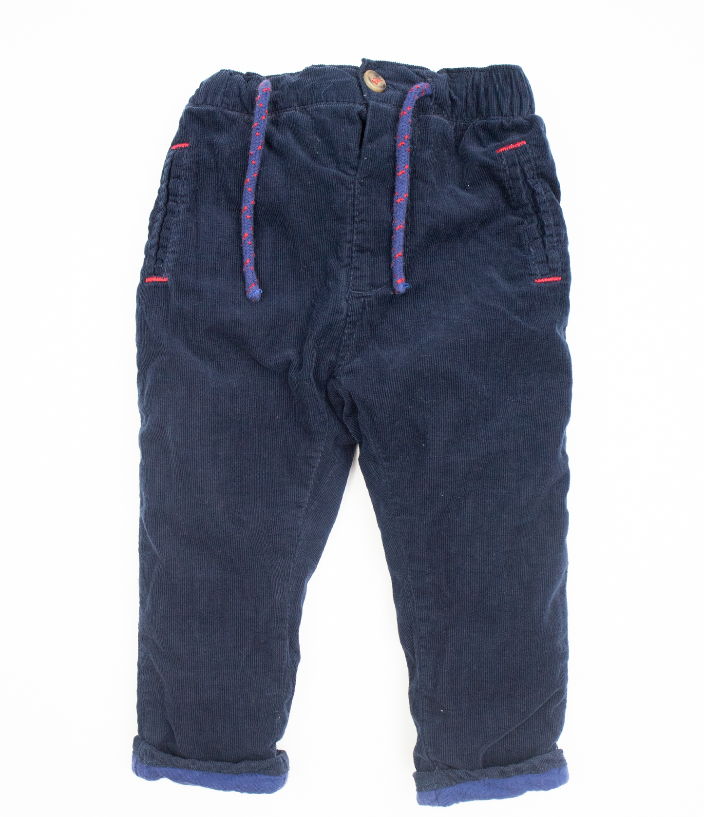 9-12 M Blue corduroy trousers