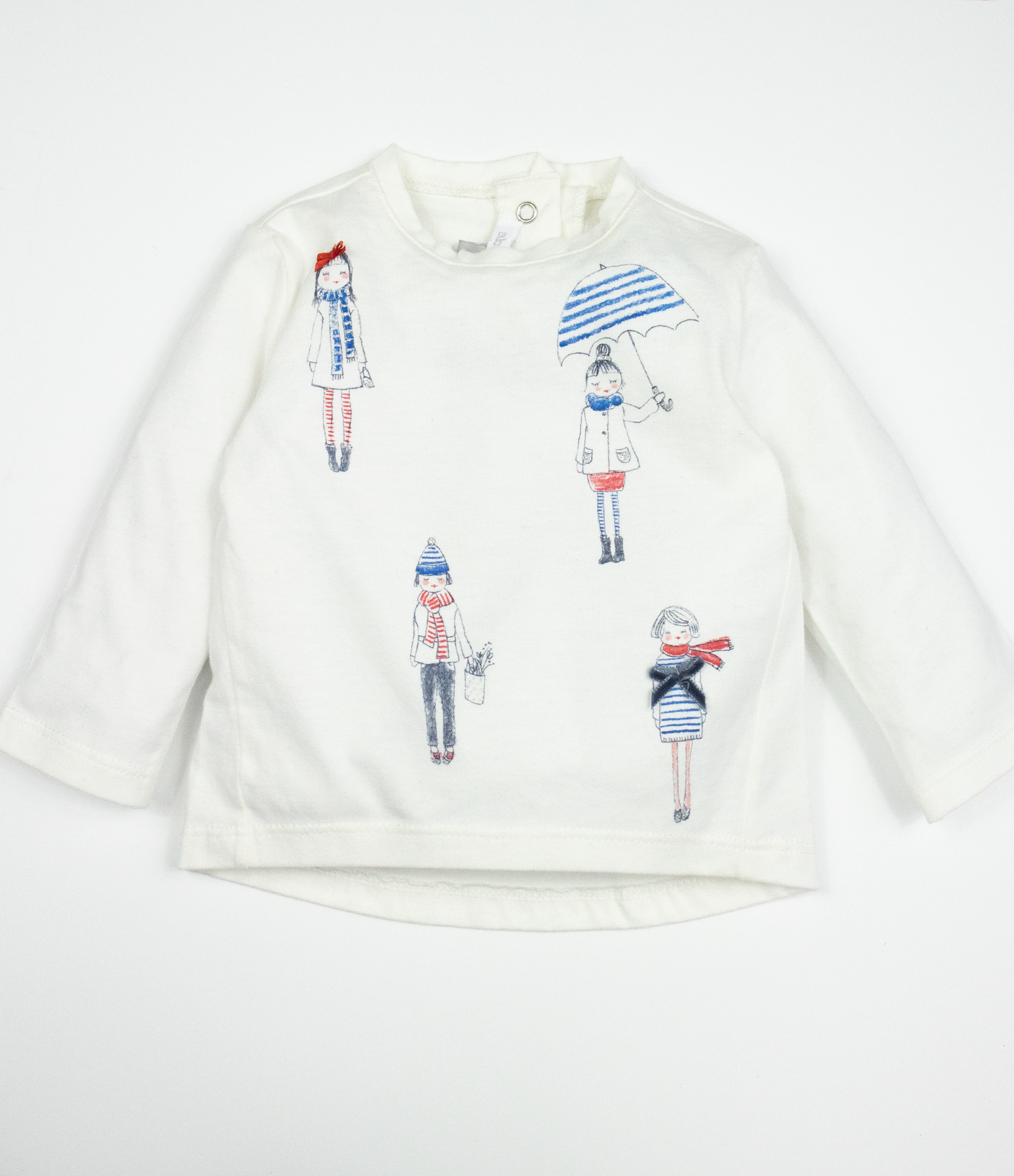 Long sleeve illustrated top