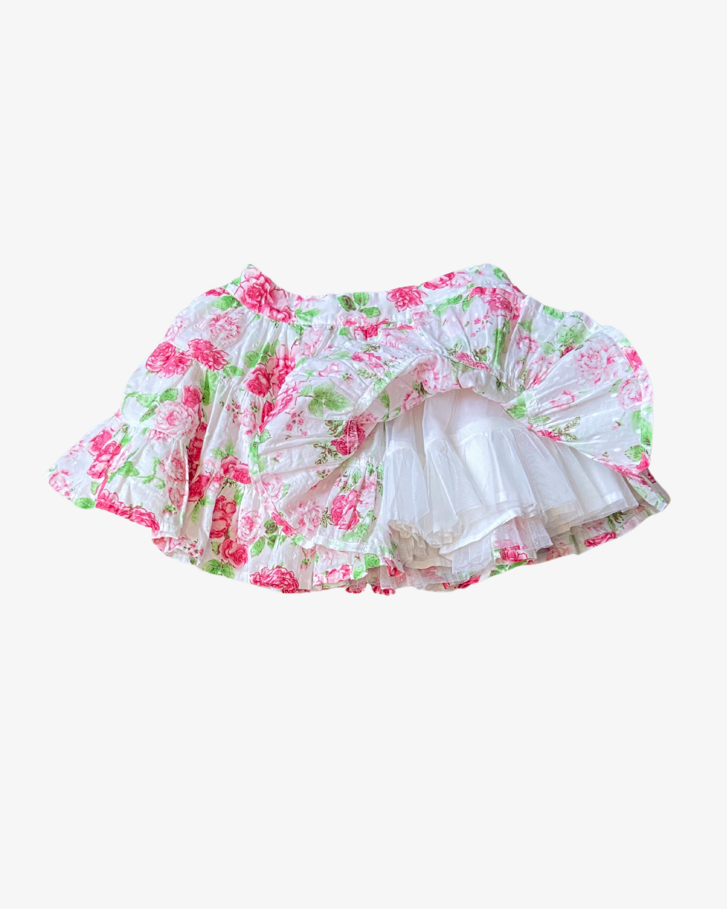 9-12 M Rose ruffle skirt