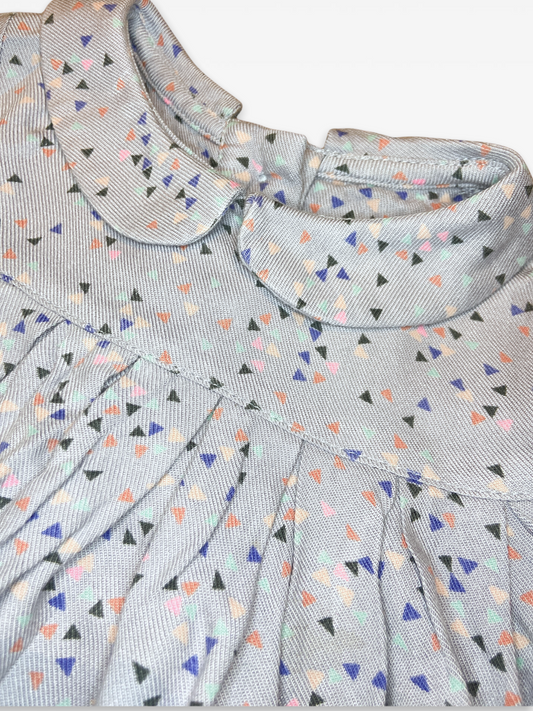 3-6 M printed blouse