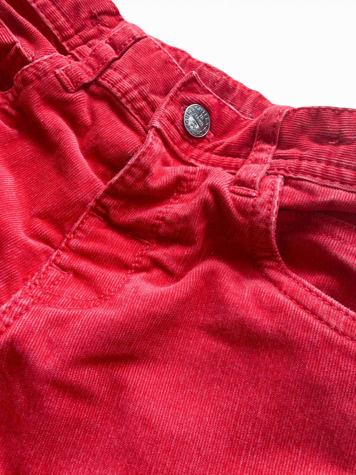 3-4 Y Red cord trousers