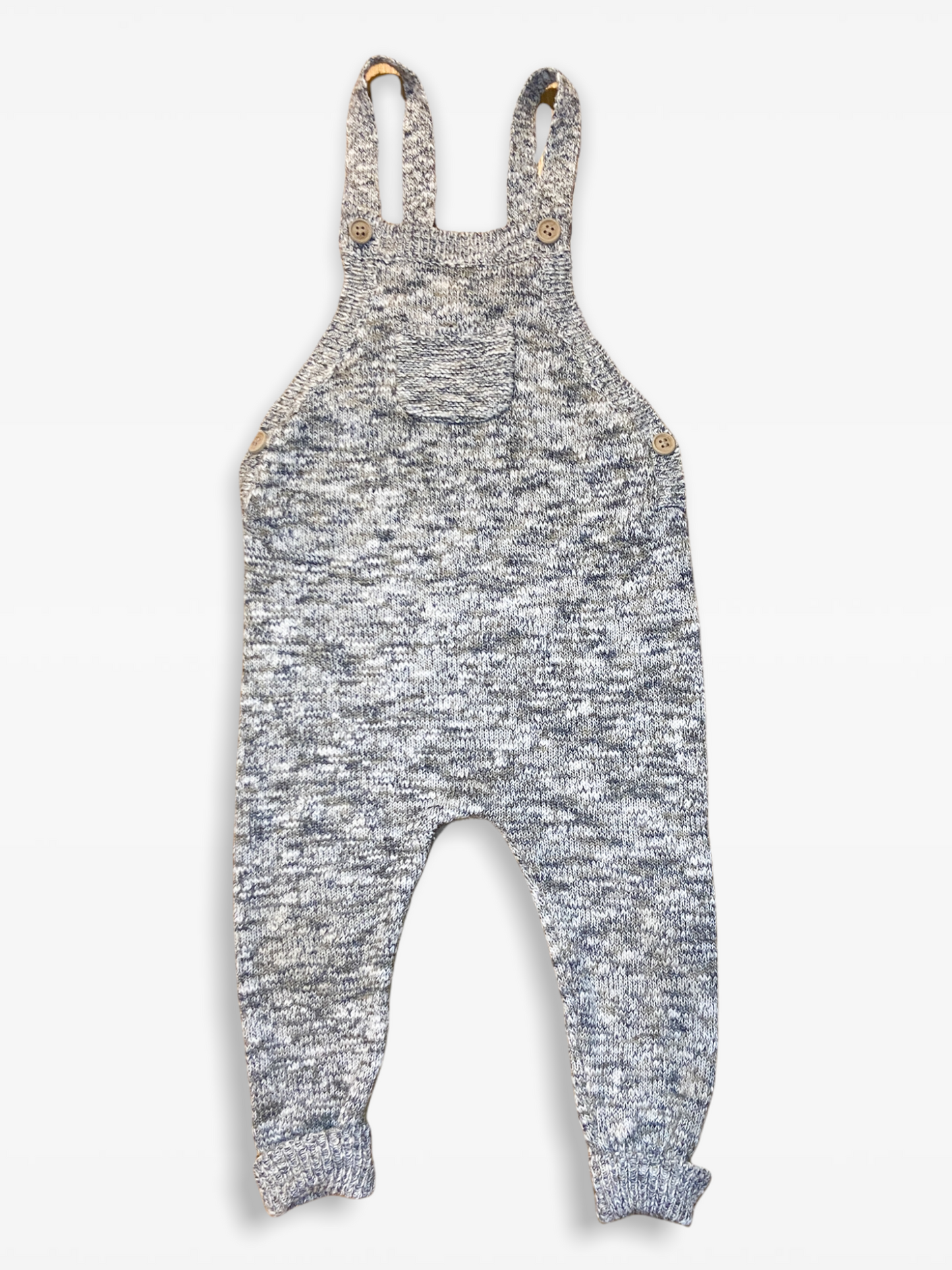 9-12 M Knitted dungarees